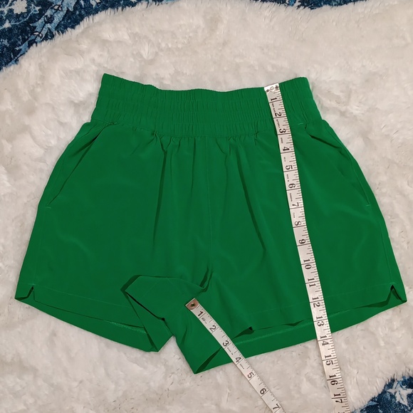 Athleta high rise weekender run short green athletic shorts women's sz XXS - Picture 4 of 10